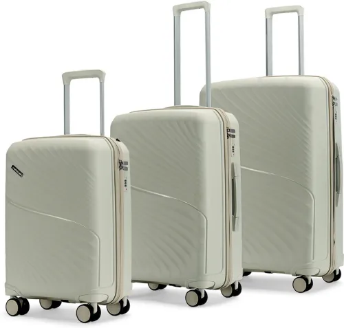 Image of LATTITUDE by Provogue Hard Body Set of 3 Luggage 8 Wheels
