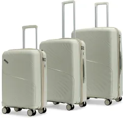 LATTITUDE by Provogue Hard Body Set of 3 Luggage 8 Wheels