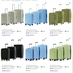 LATTITUDE by Provogue Suitcases Pack of 3 From ₹4299