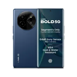 Lava Bold 5G Sapphire Blue, 4GB RAM, 128GB Storage