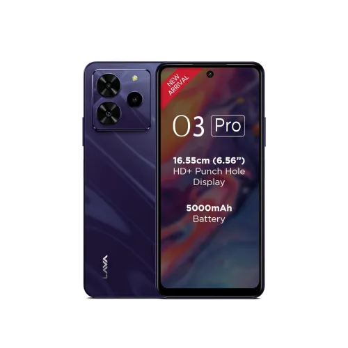Image of Lava O3 Pro (Glossy Purple, 4 GB RAM, 64 GB Storage)