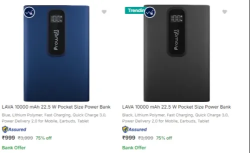 Image of LAVA Power Banks at minimum 75% Discount