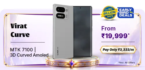 Image of LAVA Virat Curve 5G @ ₹19,999 on Flipkart’s Big Billion Days Sale 