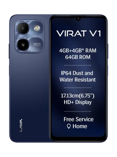 Image of LAVA Virat V1 (Nilgiri Blue, 64 GB)