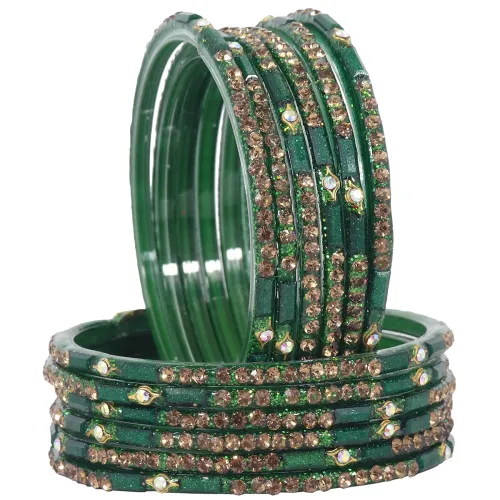 Image of LAVAZZA Stylish Glass Bangles Set