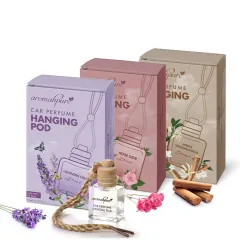 Lavender Car Perfume Hanging Pod 10 ML Pack of 3