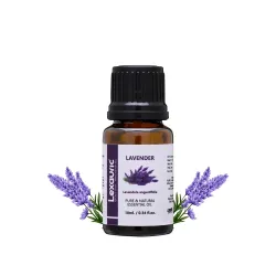 Lavender Essential Oil, 100% Pure & Natural – Calming Aromatherapy, Skin & Hair Care, Stress Relief – 10ml