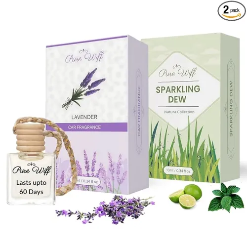 Image of Lavender & Sparkling Dew Car Perfume – 2x10ML