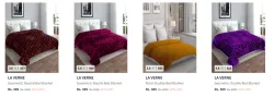 La Verne Blankets upto 87% Discount