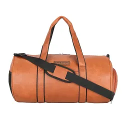Lavie Athlete Gym PU Zipper Closure Womens Backpack (Orange,Medium)