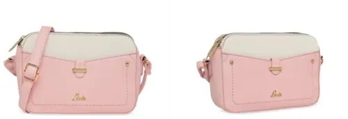 Image of Lavie Colourblocked Structured Sling Bag