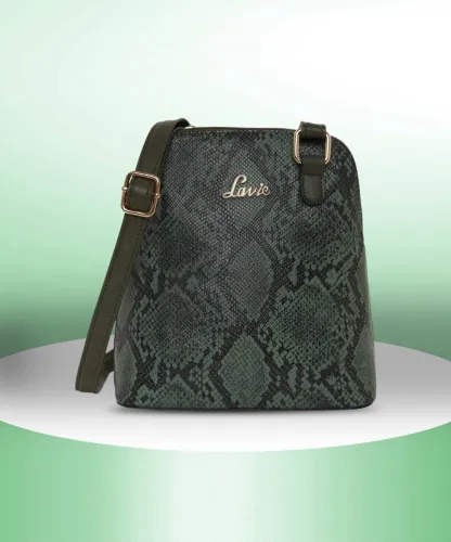 Image of LAVIE Green Women Sling Bag Merlin