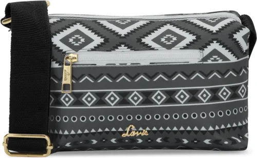 Image of LAVIE Grey Women Sling Bag Trixie