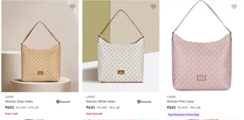 Image of Lavie Handbags at minimum 70% Discount