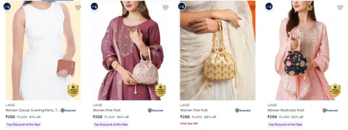 Image of LAVIE Handbags & Clutches at minimum 70% Discount