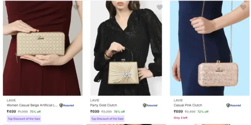 Image of Lavie Handbags & Clutches at minimum 70% Discount
