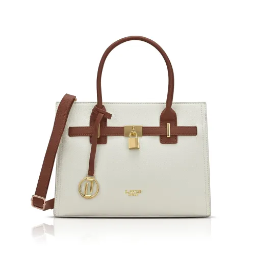Image of Lavie Luxe Women's Strap 25 Medium Solid Satchel Handbag for Women | Satchel Bag for Work | Ladies purse | Stylish Shoul