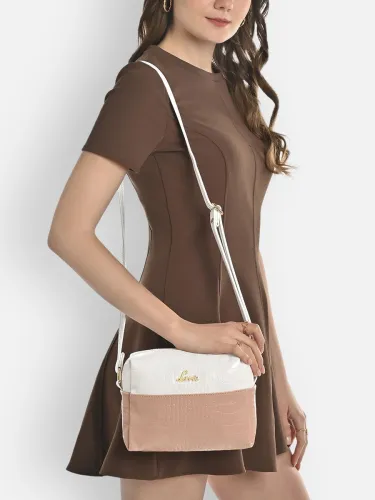Image of LAVIE Pink Women Sling Bag c