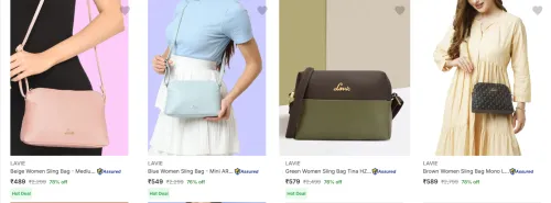 Image of Lavie Sling Bags upto 78% Discount