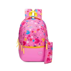 Lavie Sport Cupcake Backpack | 22 Liters | Rain Cover | Gift for Boys & Girls