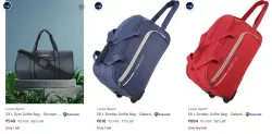Lavie Sport Duffel Bags at minimum 71% Discount
