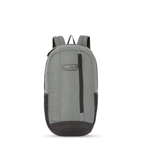 Image of Lavie Sport 22 Litres Ledge Casual 3 Compartment Backpack | Premium 3 Compartment Backpack For Unisex - Grey