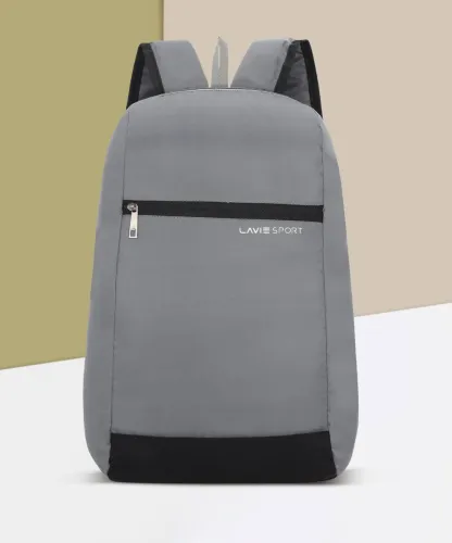 Image of Lavie Sport  Medium 21 L Backpack Sprinter+ Wood Grey Daypack  (Grey)