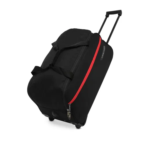 Image of Lavie Sport Polyester Lino Large Wheel Duffel Bag 