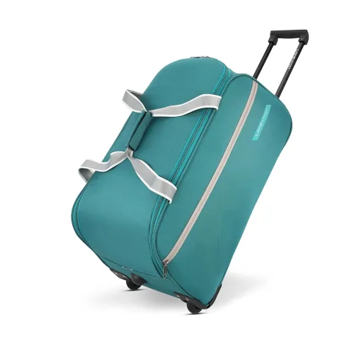 Image of Lavie Sport Polyester Lino Wheel Duffel Bag