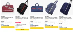 Lavie Sport Travel Duffels upto 83% off starting @ ₹529