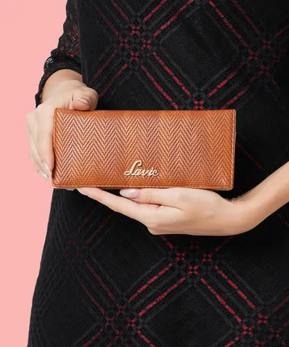 Image of LAVIE Women Casual Tan Artificial Leather Wallet