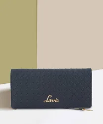 LAVIE  Women Casual Blue Artificial Leather Wallet