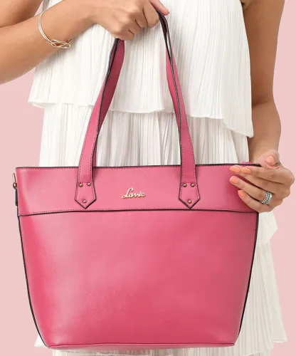 Image of LAVIE Women Pink Handbag - Extra Spacious