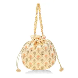 Lavie Womens Amara Round Potli | Ladies Purse Handbag | Rakhi Gift for Sister