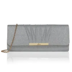 Lavie Women's Framed Foldover Clutch | Detachable Chain Sling Strap | Ladies Purse Wallet