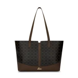 Lavie Womens Mono Freya Monogram Print Tote Bag for Women | Tote Bag for Work