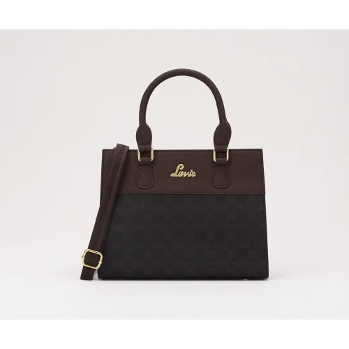 Image of Lavie Mono Salma Solid Satchel Handbag For Women