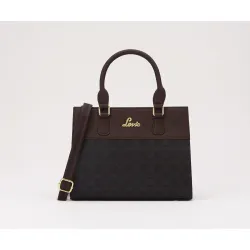 Lavie Women's Mono Salma Solid Satchel Bag for Women | Satchel Handbag for Work | Ladies purse | Stylish Shoulder Bag | Gift For Ladies
