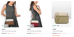 Lavie Womens Slingbag at Minimum 70% Discount
