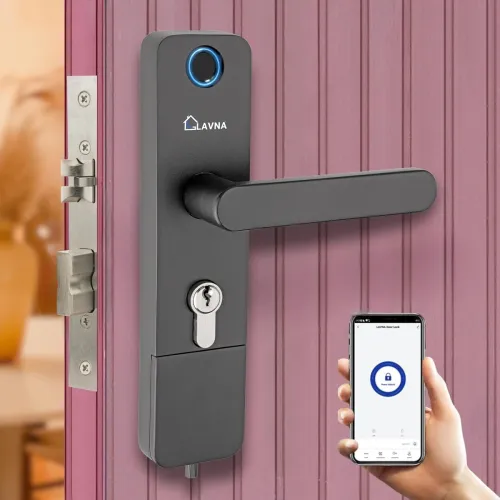 Image of LAVNA Digital Door Lock 3 Way Access 2 Locking Bolts Suitable for 30 mm to 45mm Wooden Door fit with Right N Left Door 