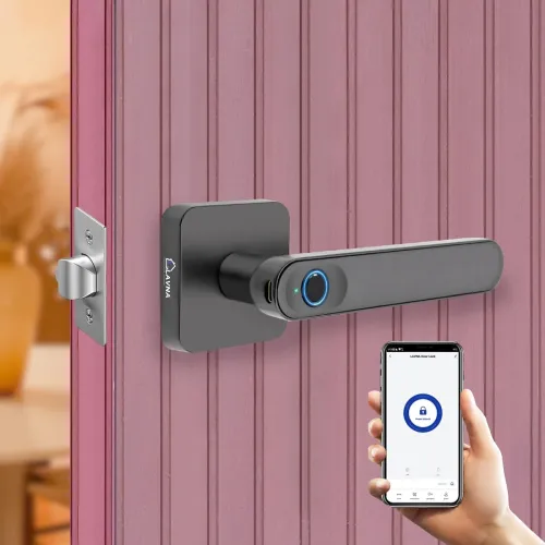 Image of LAVNA Smart Door Lock 3 Way Unlock fit with Right N Left Door Handle 
