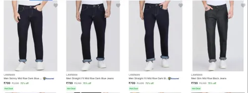 Image of Lawman Men's Jeans at minimum 70% Discount
