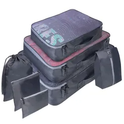 LAXIS Polyester Travel Organizer Bag Set of 7 Pieces
