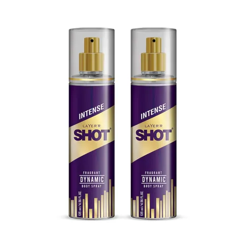 Image of Layer’r Shot GOLD Dynamic Body Spray for Men 2×135ml