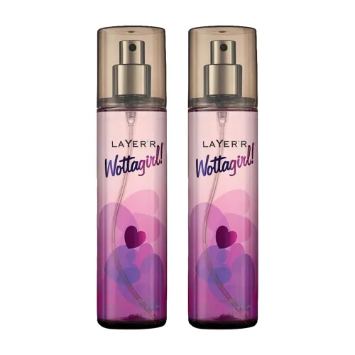 Image of Layer'r Women WottaGirl Secret Crush Spray Body Splash, 135Ml (Pack Of 2)