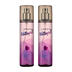 Layerr Women WottaGirl Secret Crush Spray Body Splash, 135Ml (Pack Of 2)