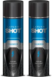 LAYERR Shot Thunder Deodorant Spray For Men  Po2