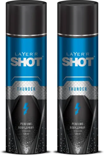 Image of LAYERR Shot Thunder Deodorant Spray(240 ml, Pack of 2)