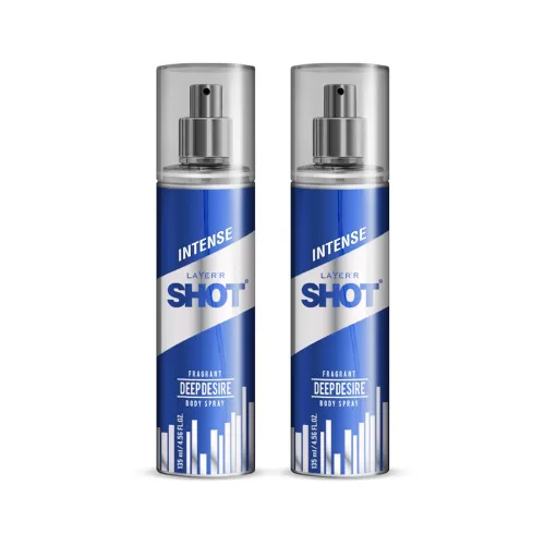 Image of Layer’r Shot Deep Desire Body Spray Combo for Men 2×135ml