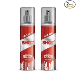 Layer’r Shot Red Stallion Body Spray Combo for Men 135ml Pack of 2 | Long-Lasting Premium Fragrance | Fougere Fresh, Ber